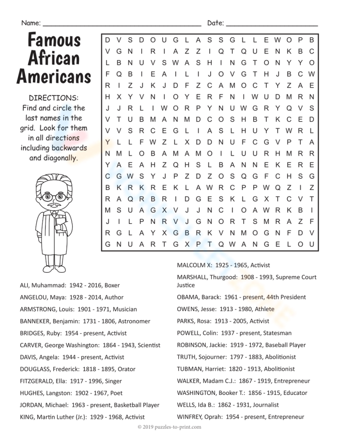 Famous Black Americans Quiz Worksheet Part Eleven Fourth grade students completing a worksheet about influential African American historical figures