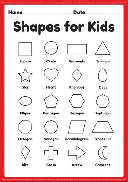 Fourth grade worksheet demonstrating the visual differences between drawing a circle and an ellipse by hand