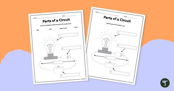 All About Circuits Worksheet - Grade 4 Phonics Activity Worksheet on circuits for fourth graders learning about electricity