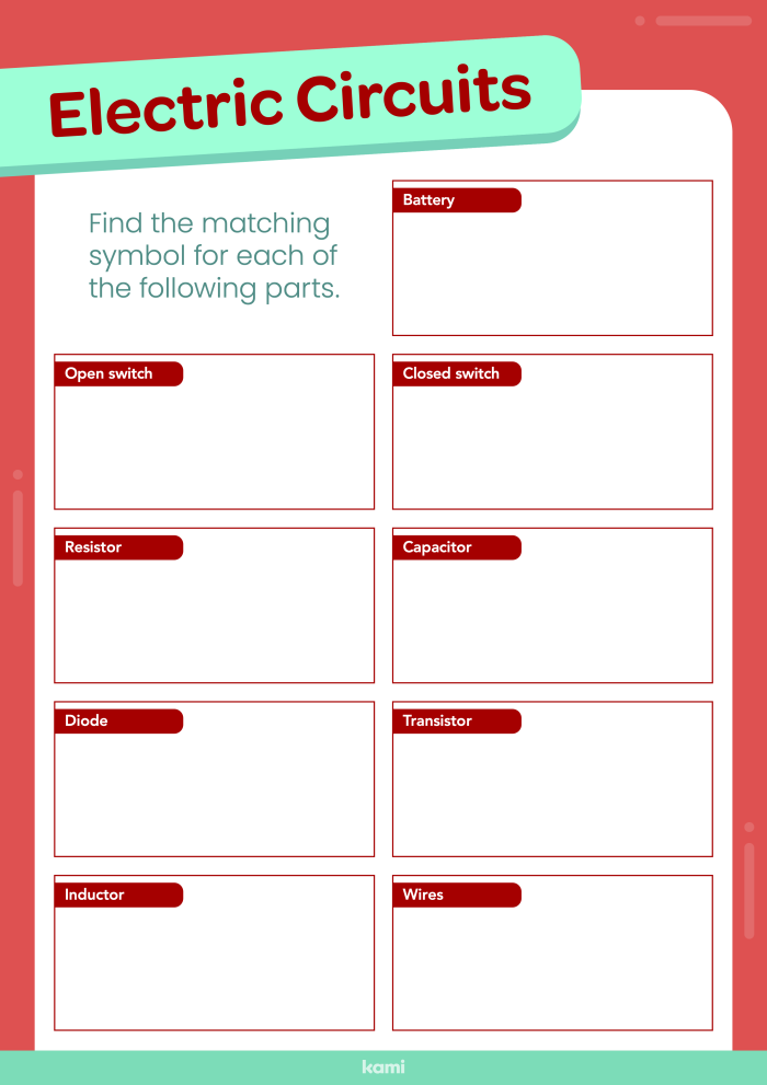 Phonics worksheet for Fourth Grade A fourth-grade worksheet focused on understanding circuits and electricity concepts. All About Circuits worksheet for fourth graders.