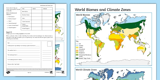 Educational resource illustrating how to interpret climate maps effectively Climate Map worksheet for fourth graders, featuring climate zones of Africa