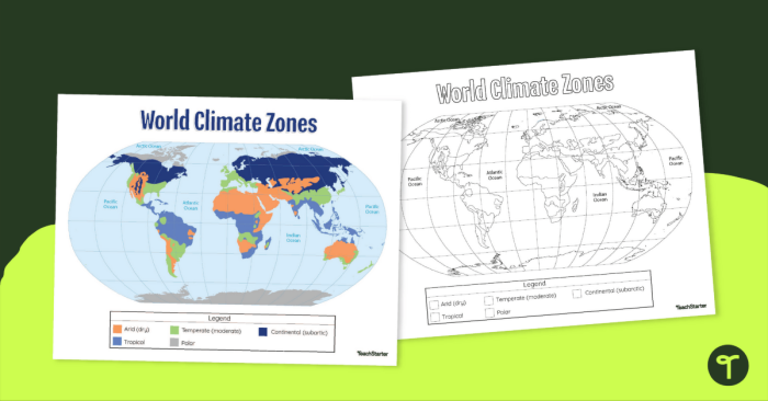 Educational resource for understanding climate maps and their significance in geography Climate map worksheet illustrating the various climates of Africa for fourth-grade students