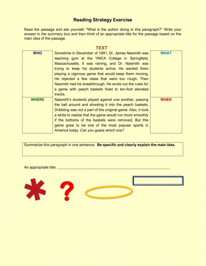 Engaging exercise to enhance close reading skills through annotations Chocolate-themed close reading annotations worksheet for fourth graders