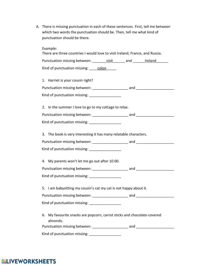 Engaging grammar and punctuation activity for students focusing on commas and semicolons Colorful worksheet featuring commas and semicolons designed for fourth graders to enhance grammar skills
