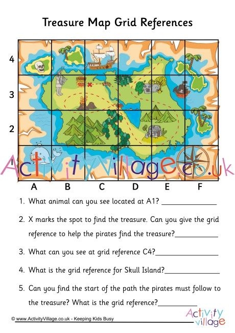 Educational map grid worksheet for fourth grade geography lessons number three Fourth grade student completing a map grid worksheet to practice coordinate navigation