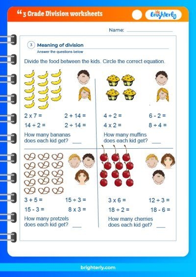 Engaging division strategies for solving quotients in math exercises Students working on the Word Problems: Divide & Check worksheet in a fourth-grade classroom