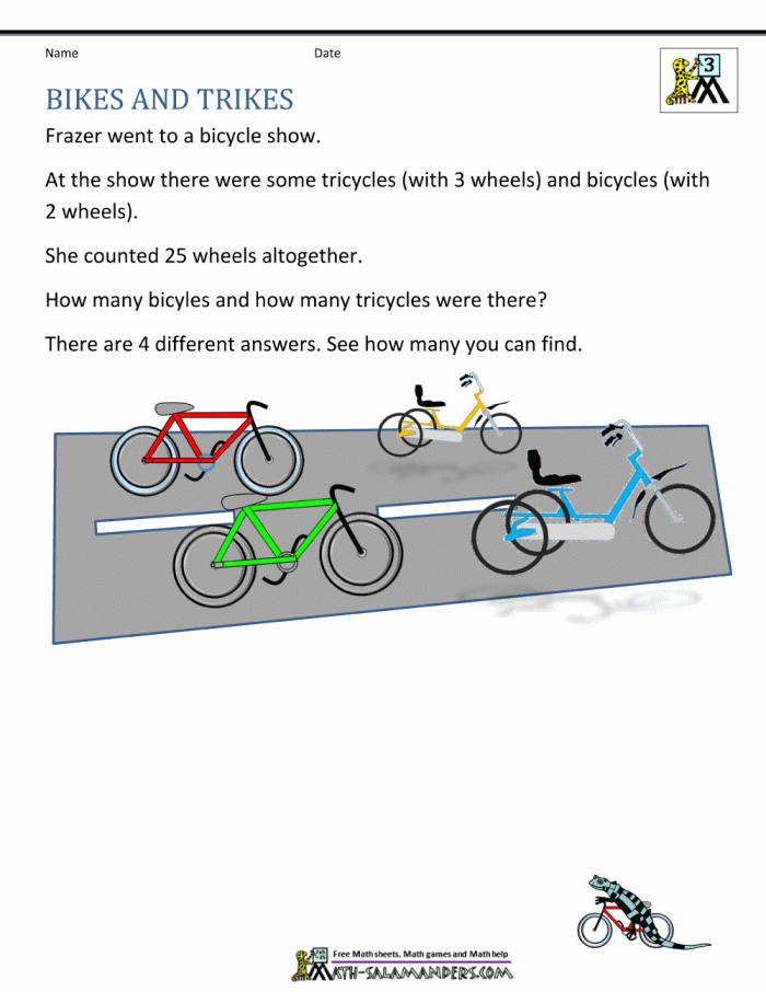 Fourth grade life science division challenge level 3 worksheet featuring math problems 8