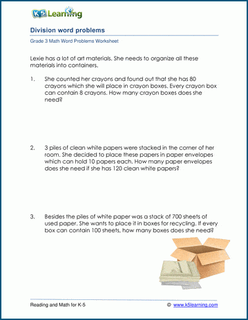 Fourth grade life science division challenge worksheet 19 for building math skills