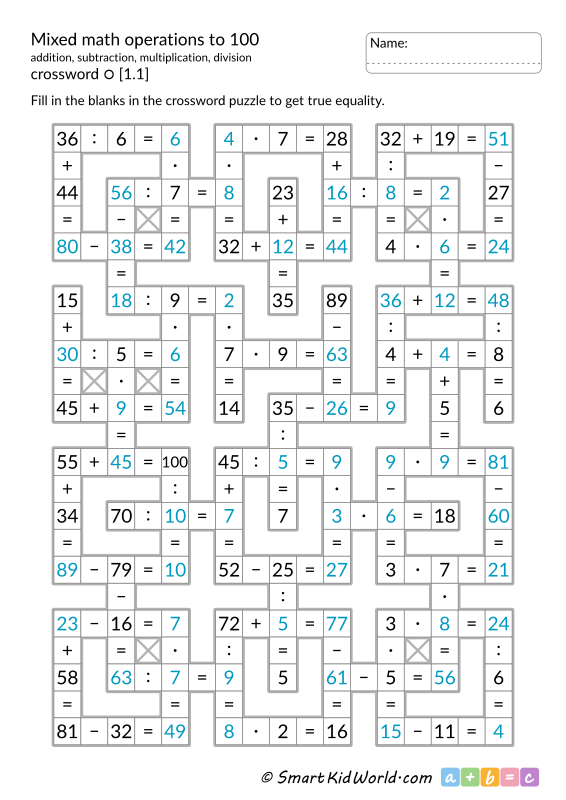 Division crossword worksheet for fourth graders focusing on time and money concepts. Engaging division review activity for students mastering their multiplication and division skills.