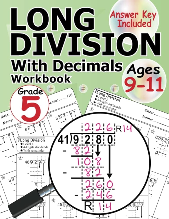 Dividing with Remainders Worksheet for Grade 4 Students Worksheet featuring division problems with remainders for fourth graders