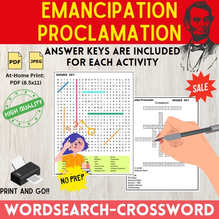 Phonics worksheet for Fourth Grade Educational worksheet on the Emancipation Proclamation for fourth graders, featuring a historical overview and exercises. Engaging activities to reinforce learning about the Emancipation Proclamation.