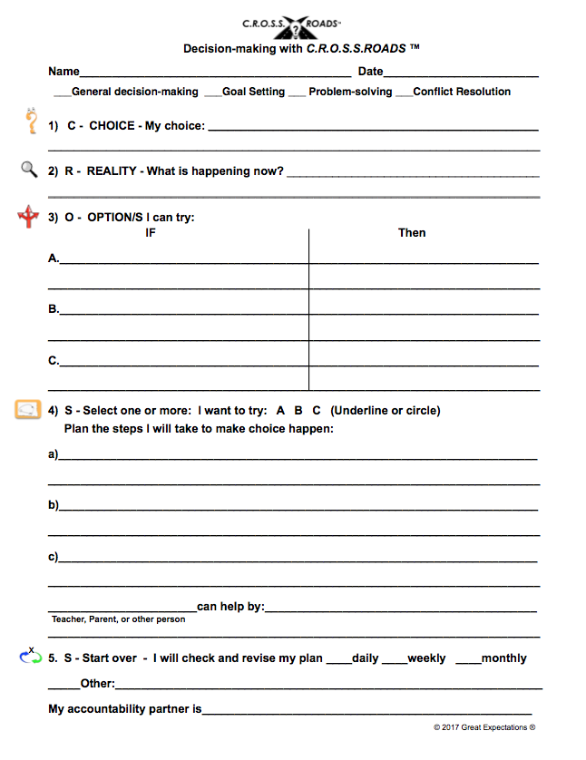 Tough Choices Letter Writing Activity for Elementary Students Fourth grade student writing a persuasive letter about making tough choices to help others