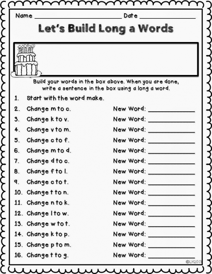 Fourth grade worksheet focusing on spelling words with the /er/ sound
