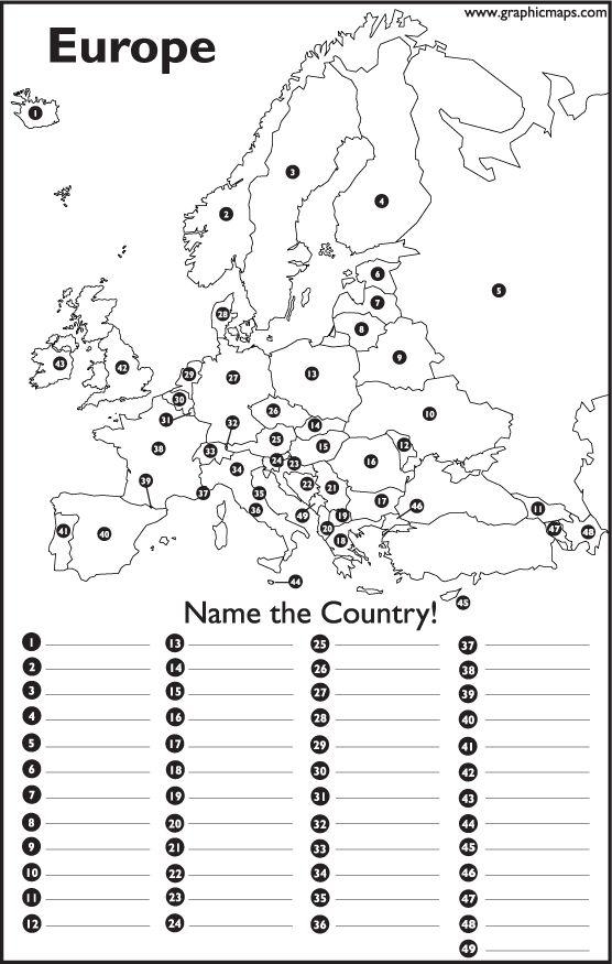An engaging visual resource for exploring Europe's famous destinations and cultures Europe Map worksheet featuring key cities and facts for fourth graders