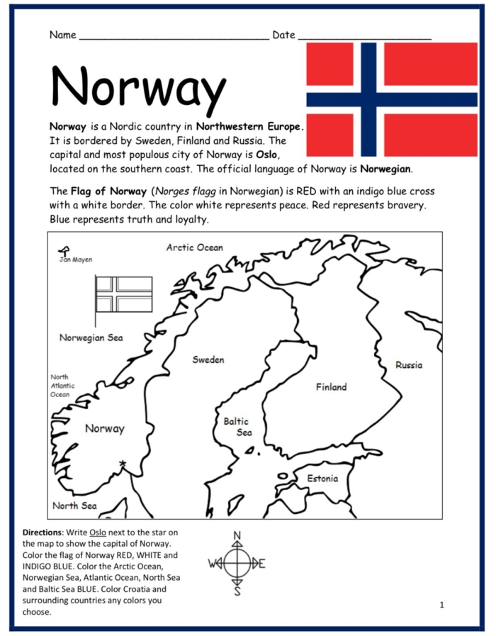 Worksheet featuring Europe's famous cities and interesting facts for reading activities A colorful map of Europe highlighting major cities and landmarks for fourth graders