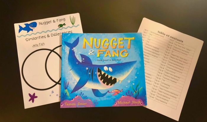 Think About Theme The Golden Nugget Worksheet Number Fifteen Fourth grade student worksheet featuring a fable about two friends discovering a golden nugget to help practice identifying literary themes