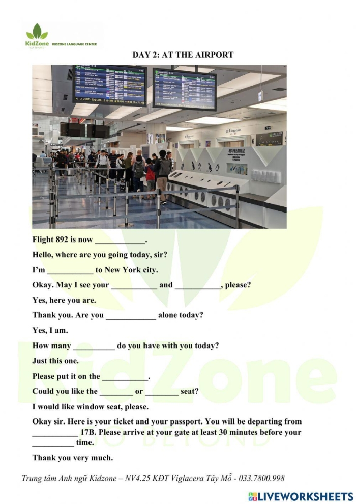 Airport Schedule worksheet for solving flight-related math problems