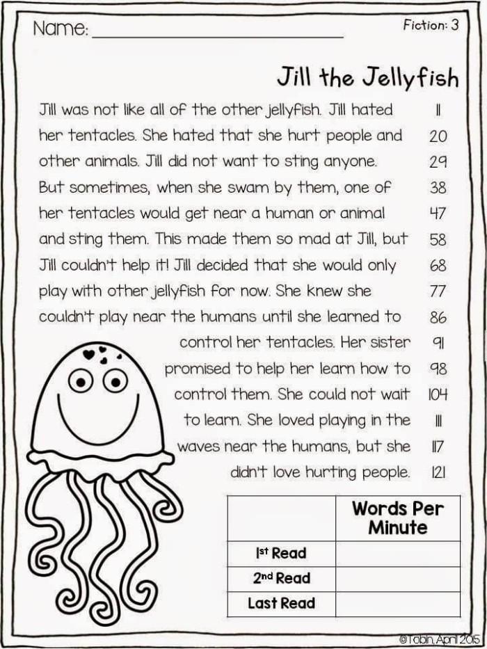 Children practicing reading fluency with an excerpt from Through the Looking-Glass