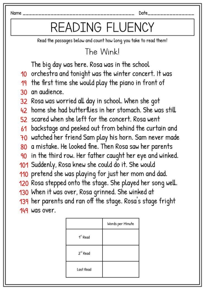 Children practicing reading fluency with an excerpt from Through the Looking-Glass