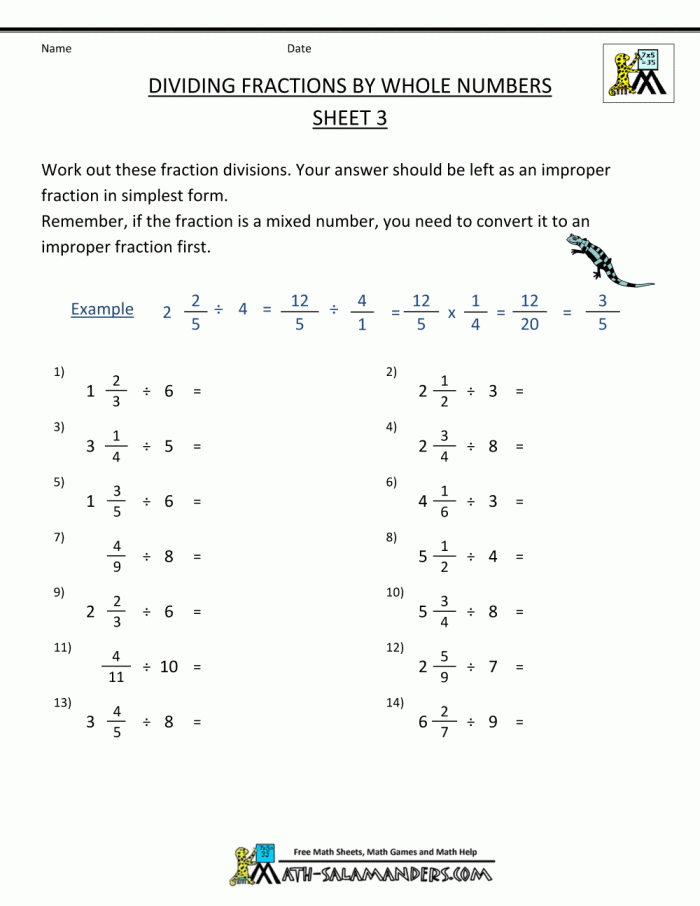 Illustrating Whole Number and Fraction Multiplication Worksheet Image 9 Worksheet demonstrating whole number and fraction multiplication concepts for fourth graders