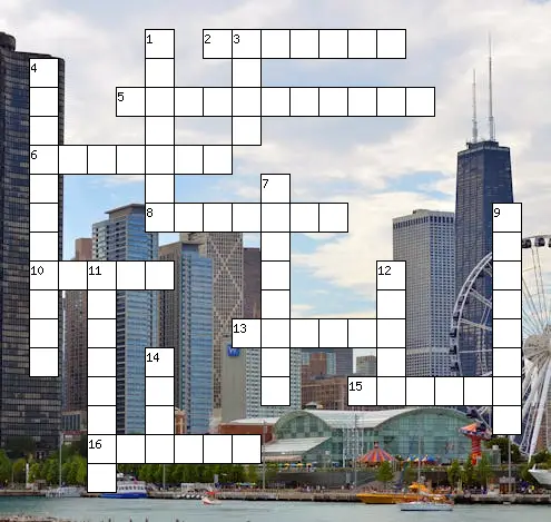 Fourth grade student completing a U.S. states map geography crossword worksheet