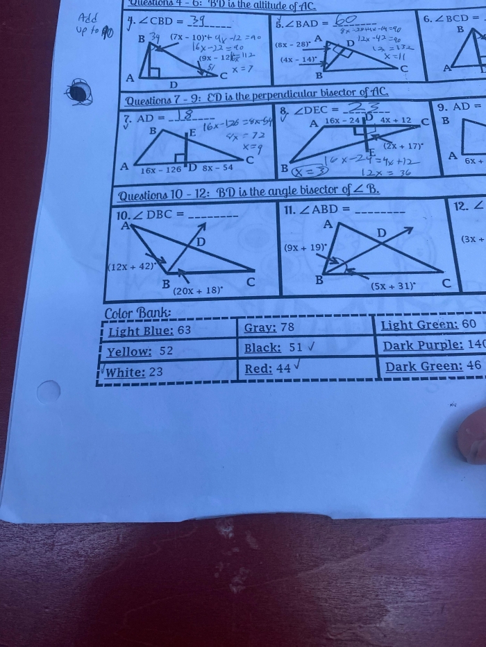 Educational resource for EL support lesson on geometry terms related to lines Glossary worksheet for fourth-grade geometry vocabulary focusing on lines
