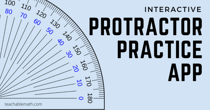 Protractor Practice worksheet for fourth-grade students to enhance their measurement skills