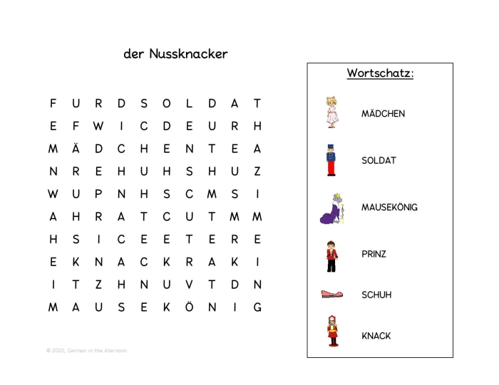 Physical Science worksheet for Fourth Grade German Vocabulary worksheet for fourth graders featuring a mini English-to-German and German-to-English dictionary. Educational resource to assist students in learning German vocabulary effectively.