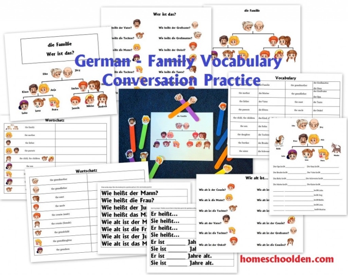 Resourceful dictionary for enhancing German language skills in physical science Mini English-German vocabulary worksheet for fourth graders learning German