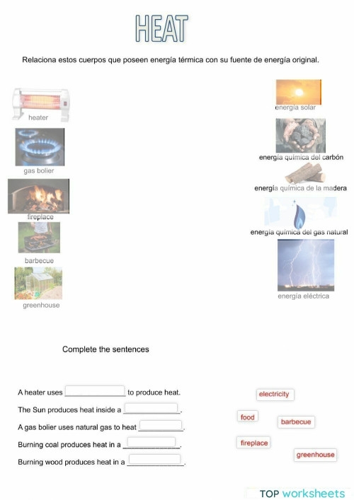 Heat Waves Worksheet for Fourth Grade Earth Science Learning A colorful worksheet for fourth graders exploring heat waves and their link to global warming