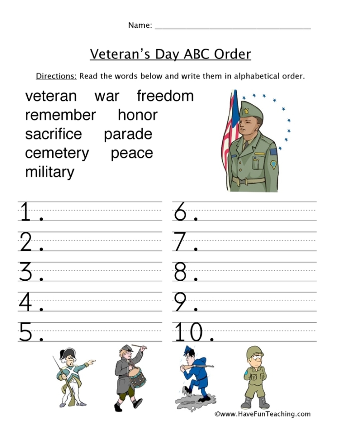 Reading comprehension worksheet on the differences and similarities of three holidays Worksheet for comparing Memorial Day, Labor Day, and Veterans Day for fourth graders
