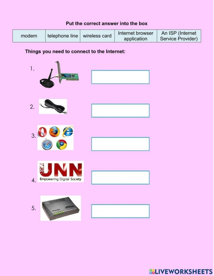 Colorful worksheet for fourth graders illustrating how the internet travels underwater through cables. Engaging activity on global information networks for students.