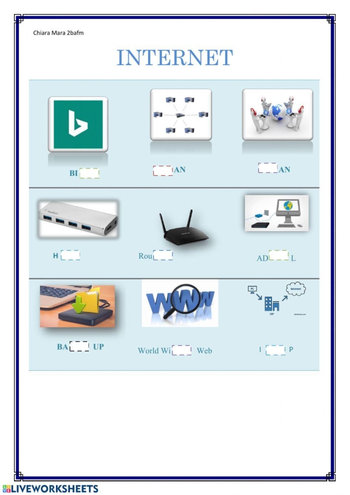Children explore how the internet connects globally through ocean cables in this interactive worksheet. Engaging worksheet on how the Internet travels across the ocean for fourth graders.