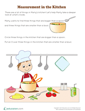 Fourth grade math worksheet featuring a kitchen floor area problem for students