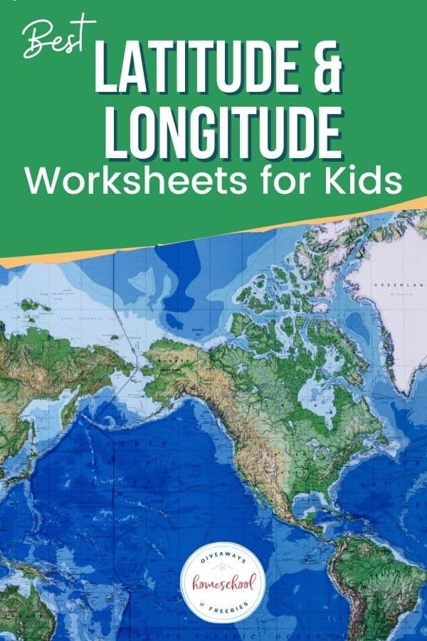 Fourth grade latitude and longitude worksheet featuring map coordinates practice