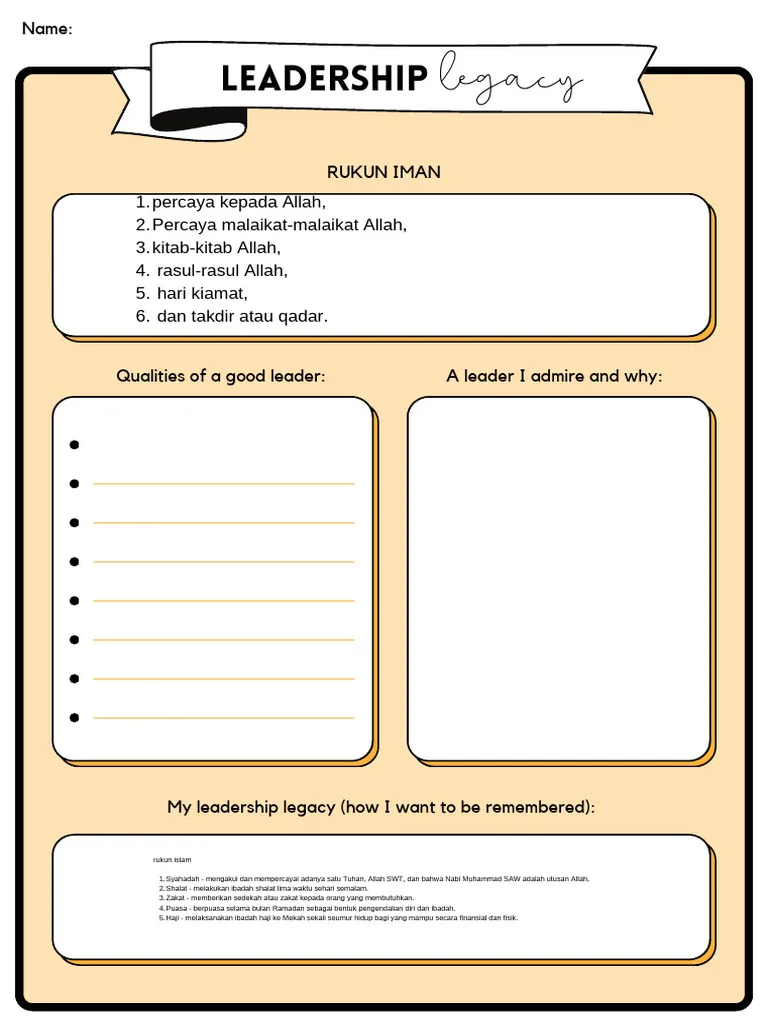 Worksheet illustrating social emotional learning concepts about leadership traits and reflections Students engaging with the Leadership Reflections worksheet for fourth graders