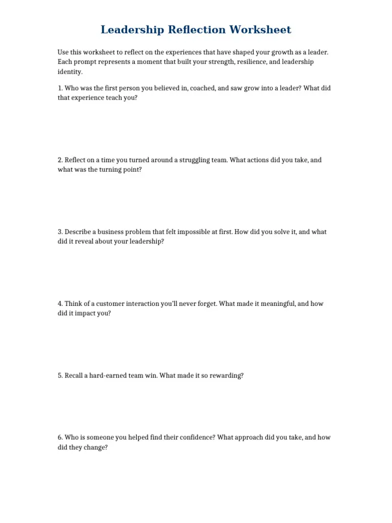 Reading worksheet for Fourth Grade Worksheet for fourth graders focused on leadership reflections and traits of positive leaders. Leadership Reflections worksheet designed for social emotional learning in reading class.