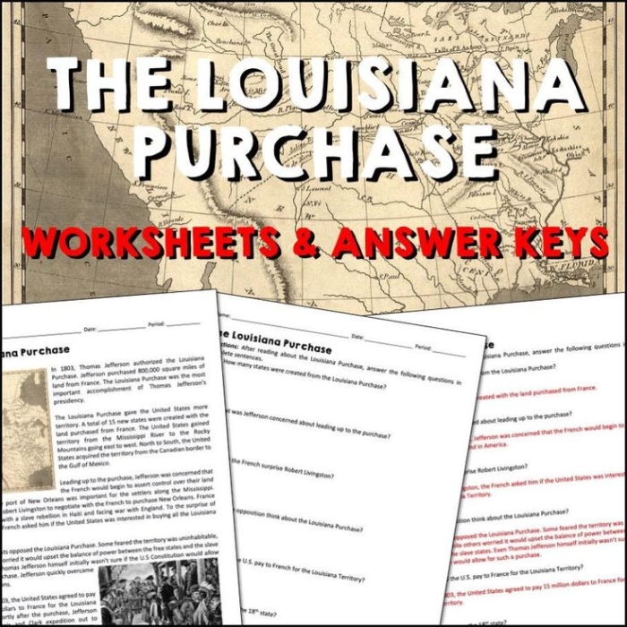 Fourth grade multiplication worksheet about the Louisiana Purchase for learning U.S. history
