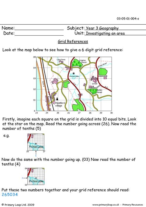 Map Grid Worksheet Ninth Edition for Fourth Grade Writing Skills Fourth grade student completing a map grid coordinates worksheet