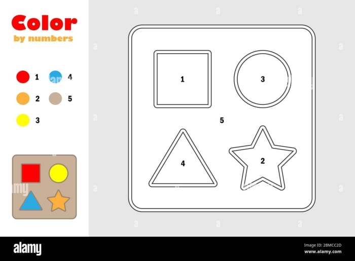 Fourth grade Paint by Number Sudoku 3 worksheet for math practice