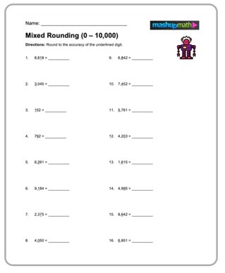 Image 6 from Math Mixed Review Part 1 Flying Through Fourth Grade geometry worksheet Fourth grade math mixed review worksheet with geometry problems and multi-digit subtraction exercises for skill assessment