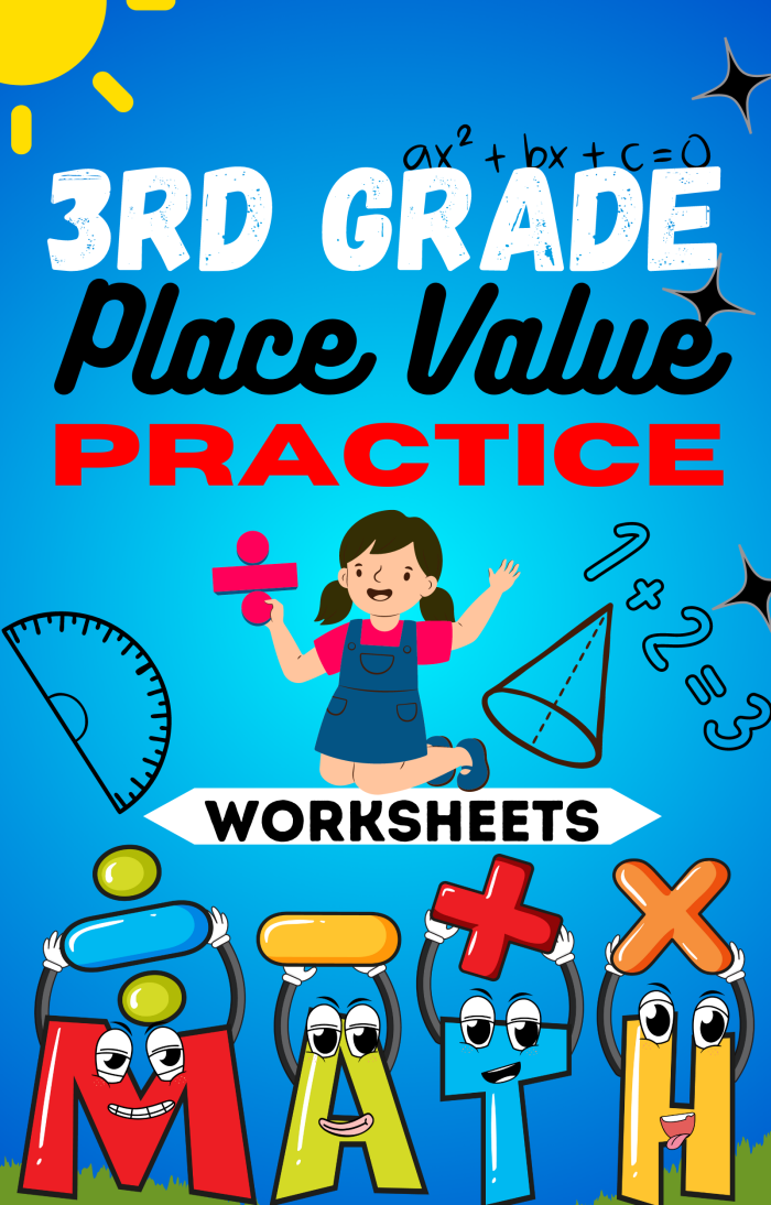 Comprehensive assessment to enhance number sense skills in subtraction Math Review Part 1 worksheet focusing on place value and rounding for fourth graders