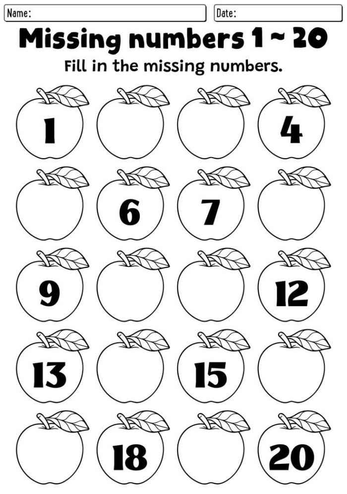 Worksheet featuring multiplication practice for fourth graders focusing on missing numbers in one- and two-digit problems