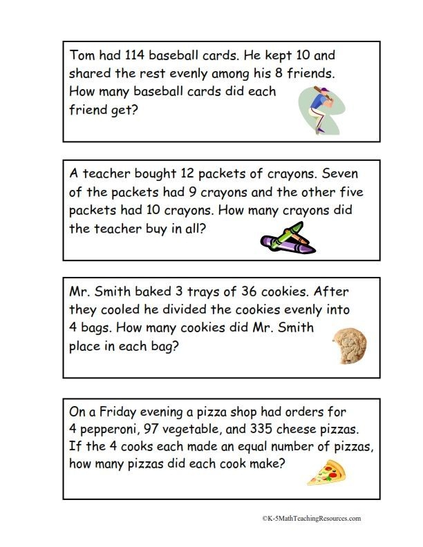 Engaging visual for Flying Through Fourth Grade math assessment activities Word Problem Assessment worksheet featuring multiplication challenges for fourth graders