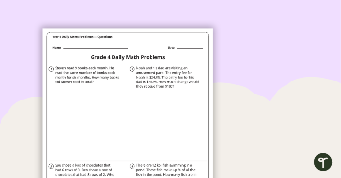 Flying Through Fourth Grade: Engaging Math Word Problems for Students Worksheet featuring word problems for fourth grade multiplication assessment