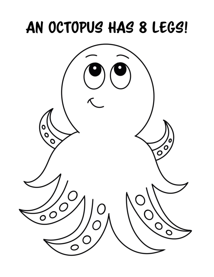 Worksheet for writing a nonfiction summary about the Mimic Octopus for fourth graders