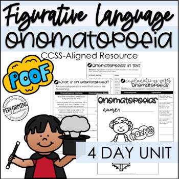 Worksheet featuring various sound words, emphasizing onomatopoeia for fourth graders. Engaging worksheet on onomatopoeia for reading practice.