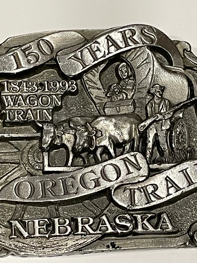 Detailed map for fourth graders studying the Oregon Trail and its historical significance Oregon Trail map highlighting the route of the Wagon Train of 1843 for educational purposes