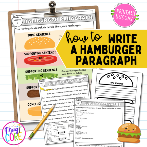 Paragraph writing practice worksheet for fourth grade students image 5 Fourth grade writing worksheet focused on planning and structuring a clear paragraph