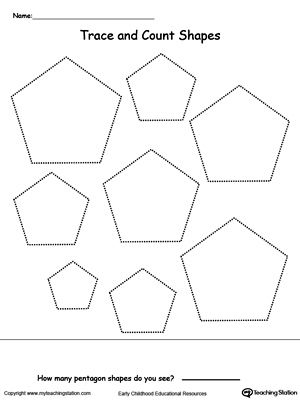 Pentagon Perimeter Practice worksheet for student learning and engagement Worksheet featuring perimeter problems related to pentagons for fourth graders